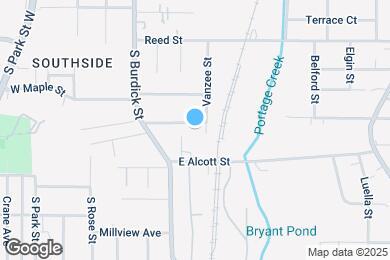 Map image of the property - 212 E Belmont St