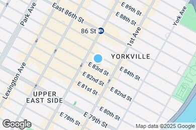 Map image of the property - 317 E 83rd St