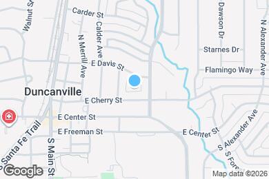 Map image of the property - 350 E Davis Cir