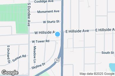 Map image of the property - 112 W Tower Rd