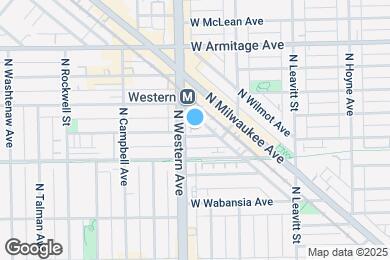 Map image of the property - 2348 W Moffat St