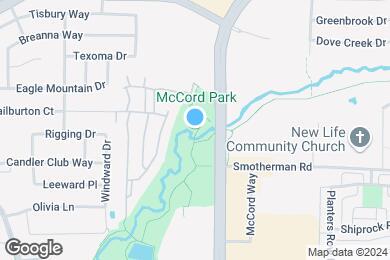 Map image of the property - Orion McCord Park Apartments