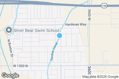 Map image of the property - 1757 N 3830 W