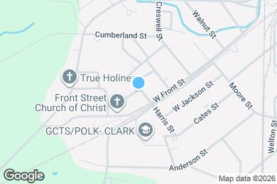 Map image of the property - 1031 Harris St