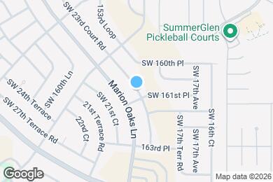 Map image of the property - 16124 SW 23rd Court Rd