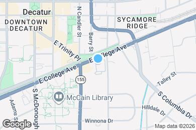 Map image of the property - Avery Glen Luxury Apartments