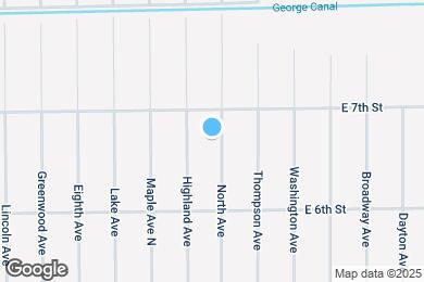 Map image of the property - 617 North Ave