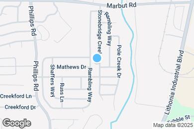 Map image of the property - 3045 Stonebridge Creek Dr