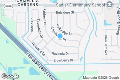 Map image of the property - 4424 Edgebrook Dr