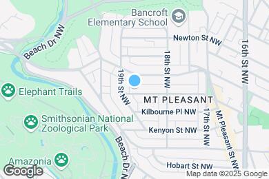 Map image of the property - 1851 Lamont St NW