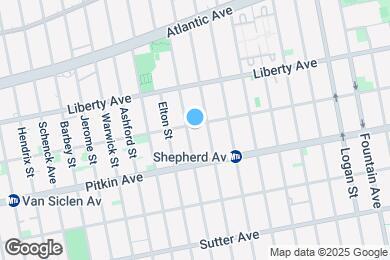 Map image of the property - 750 Glenmore Ave