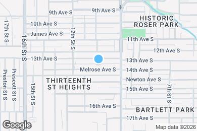 Map image of the property - 980 13th Ave S