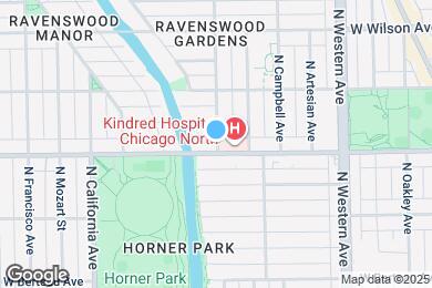 Map image of the property - 4410 N Rockwell St