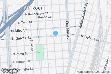 Map image of the property - 2035 Arts St