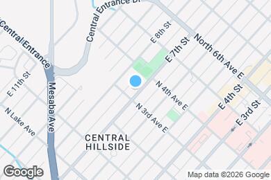 Map image of the property - 309 1/2 E 7th St