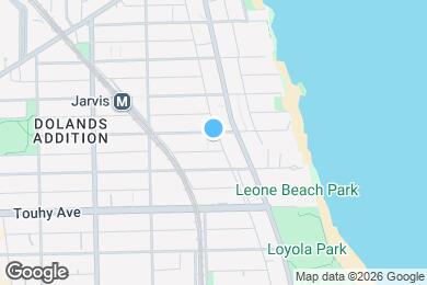 Map image of the property - 1321 W Sherwin Ave