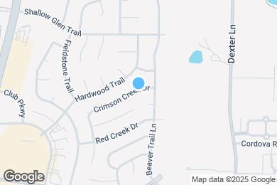 Map image of the property - 8289 Crimson Creek Dr