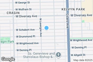 Map image of the property - 4937 W Schubert Ave
