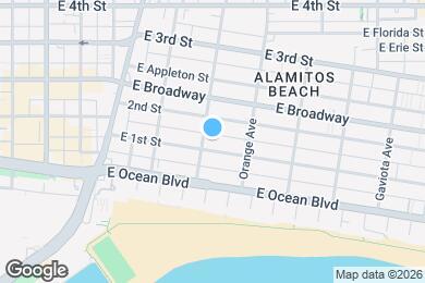 Map image of the property - 1109 E 1st St