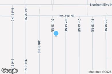 Map image of the property - 708 5th St NE