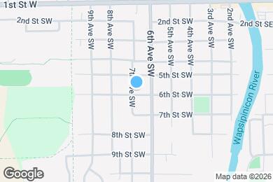 Map image of the property - 612 6th St SW