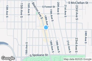 Map image of the property - 1741 S Hanford St