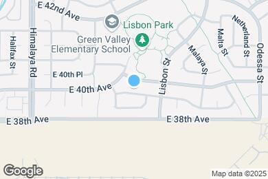 Map image of the property - 20745 E 39th Ave