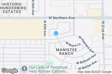 Map image of the property - 5453 W Augusta Ave
