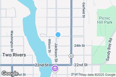 Map image of the property - 1037 25th St
