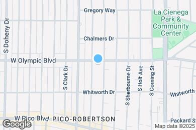 Map image of the property - 8714 W Olympic Blvd