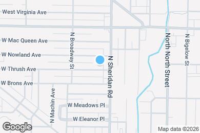 Map image of the property - 715 W Thrush Ave