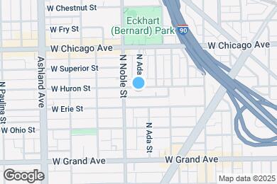 Map image of the property - 1349 W Huron St