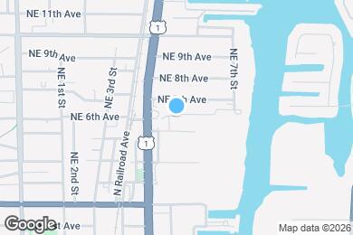 Map image of the property - 640 NE 6th Ct