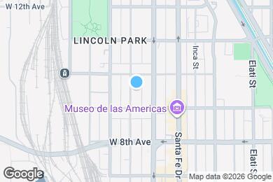 Map image of the property - Exquisite Lincoln Park townhouse near 10th & Osage Station