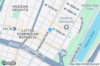 Map image of the property - W. 183rd St