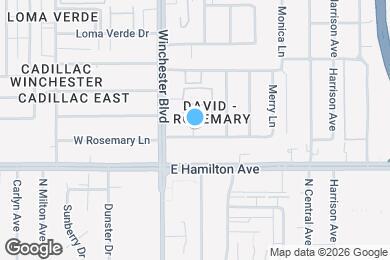 Map image of the property - 83 E Rosemary Ln