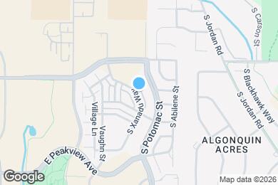 Map image of the property - 6378 S Xanadu Way