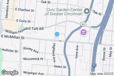 Map image of the property - 2500 Highland Ave
