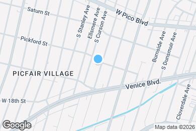 Map image of the property - 1609 1/2 S Sierra Bonita Ave