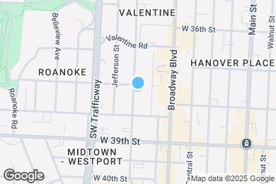 Map image of the property - 3703 Pennsylvania Ave