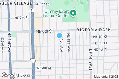 Map image of the property - 521 NE 10th Ave