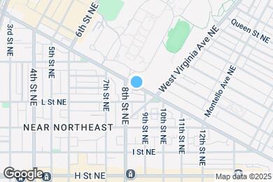 Map image of the property - 829 Florida Ave NE