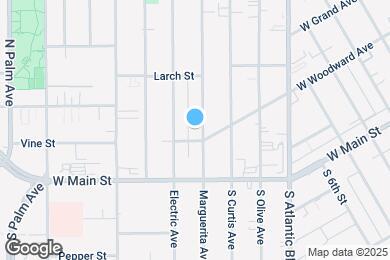 Map image of the property - 111 N Marguerita Ave