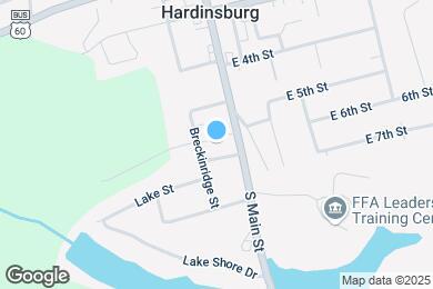 Map image of the property - 515 Breckinridge St