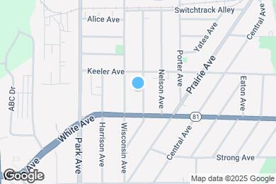 Map image of the property - 1236 Dewey Ave