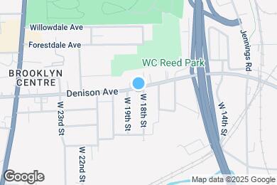 Map image of the property - 1809 Denison Ave