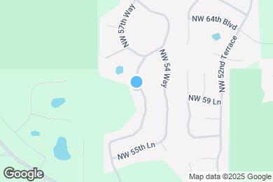 Map image of the property - 5922 NW 57th Way