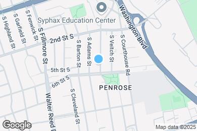 Map image of the property - Columbia Pike Apartments