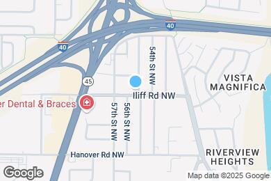 Map image of the property - 5501 Iliff Rd NW