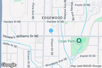 Map image of the property - 1424 Hosea L Williams Dr NE